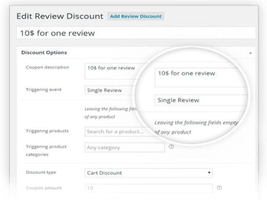 Wtyczka YITH WooCommerce Review for Discounts Wtyczka YITH WooCommerce Review for Discounts - obrazek 2