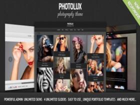 Szablon Photolux Photography Portfolio Wordpress Theme
