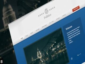 Politico Responsive WP-Theme-Vorlage für politische Kampagnen