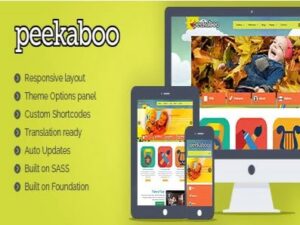 Pekaboo-Vorlage für Wordpress-Kinder-WordPress-Theme