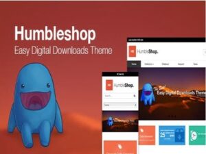 Humbleshop Minimal Einfaches digitales Download-Thema