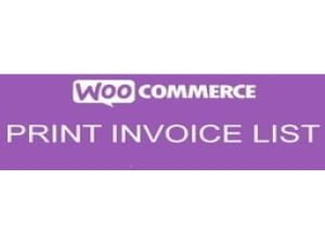 Wtyczka WooCommerce Print Invoice & Packing List