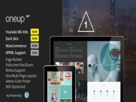 Szablon Oneup – One Page Parallax Retina Wordpress Theme