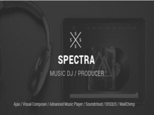 Spektren-Vorlage - Wordpress-Theme für Musik und Veranstaltungen
