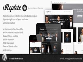 Szablon Replete E-Commerce And Business