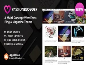 Passion Blogger - Ein ansprechendes WordPress-Theme