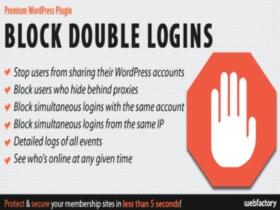 Wtyczka Block Double Logins – Protect Your Membership Site