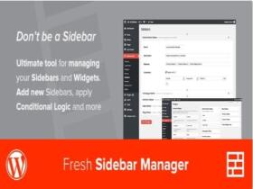 Wtyczka Custom Sidebar Manager