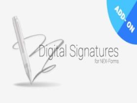 Wtyczka Digital Signatures For Nex-Forms