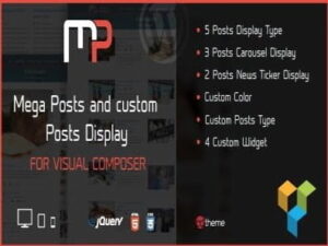 Mega Posts Display For Visual Composer-Plugin