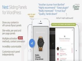 Wtyczka Nest – Flyout Sliding Panels For Wordpress