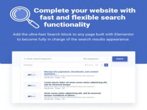 Wtyczka JetSearch For Elementor