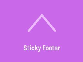 Wtyczka Oceanwp Sticky Footer Addon