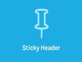 Wtyczka Oceanwp Sticky Header Addon