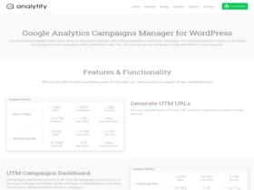 Wtyczka Analytify Pro Campaigns Extension Wtyczka Analytify Pro Campaigns Extension