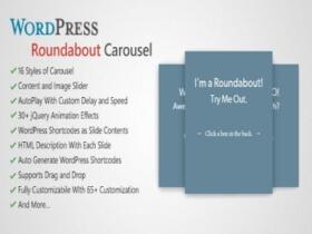 Wtyczka Roundabout – Wordpress Carousel Slider Plugin
