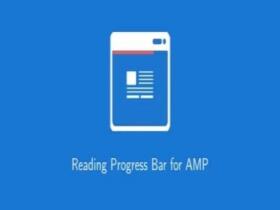 Wtyczka Reading Progress Bar For Amp