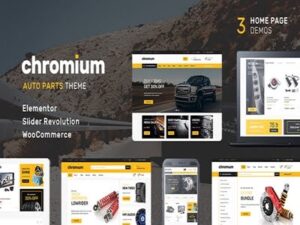 Szablon Chromium Auto Parts Shop Wordpress WooCommerce Theme