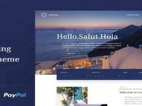Szablon Luviana Hotel Booking Wordpress Theme