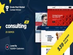 Szablon Consulting Business Finance WordPress Theme