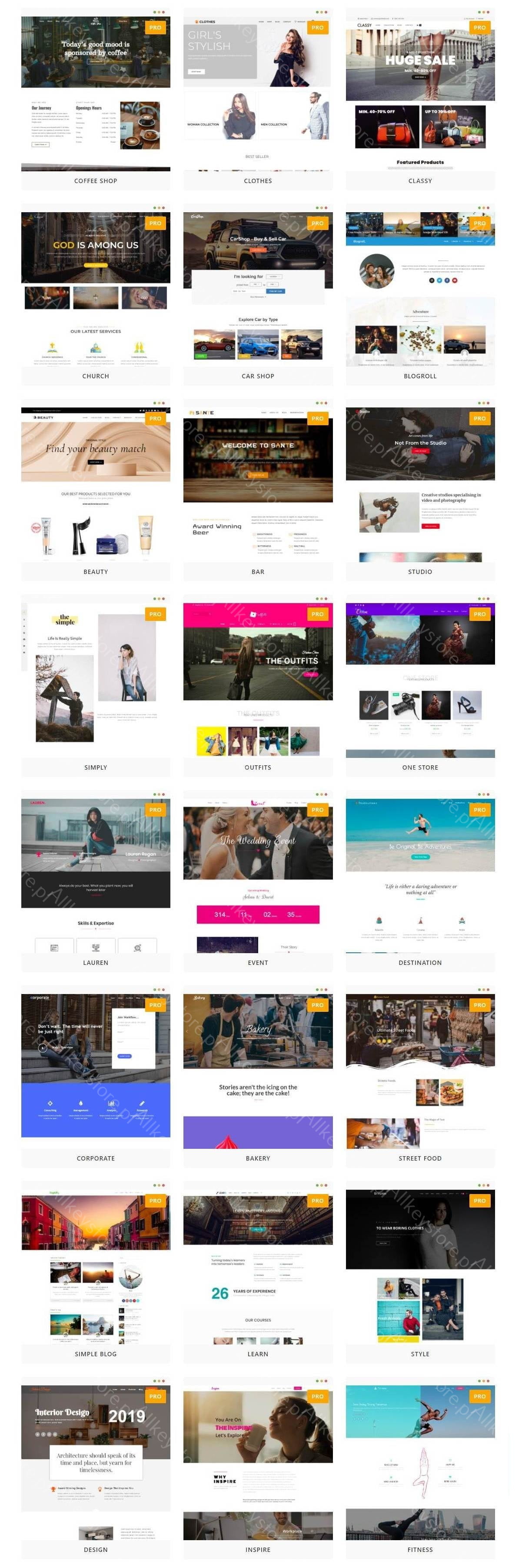 OceanWP-Vorlage + Pro-Demos | WP-Premium-Add-ons-Store Allkeystore.pl