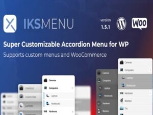 Iks-Menü-Plugin - Super anpassbares Akkordeon-Menü für WordPress