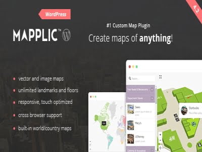 Wtyczka Mapplic Custom Interactive Map WordPress Plugin