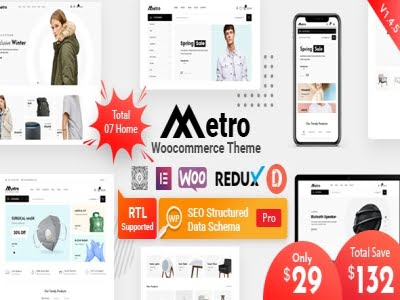 Szablon Metro - Minimal WooCommerce WordPress Theme Szablon Metro - Minimal WooCommerce WordPress Theme