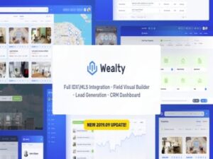 Wohlhabende Vorlage - Mehrzweck-Immobilien-WordPress-Thema