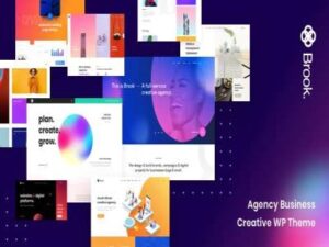 Szablon Brook - Agency Business Creative WordPress Theme