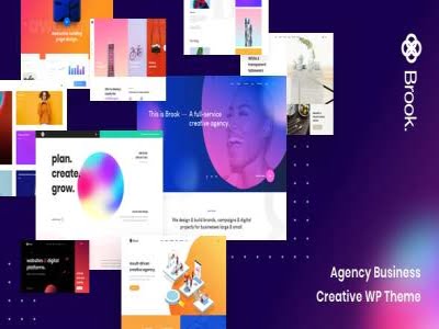 Szablon Brook - Agency Business Creative WordPress Theme Szablon Brook - Agency Business Creative WordPress Theme