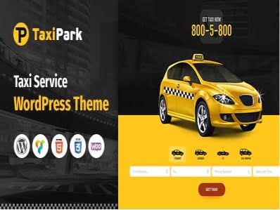 Szablon TaxiPark - Taxi Cab Service Company WordPress Theme