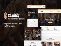 Szablon Charitify - NGO Charity Fundraising HTML Template