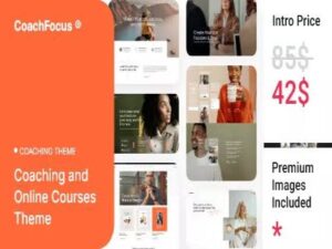 Szablon CoachFocus Coaching Online Courses WordPress Theme