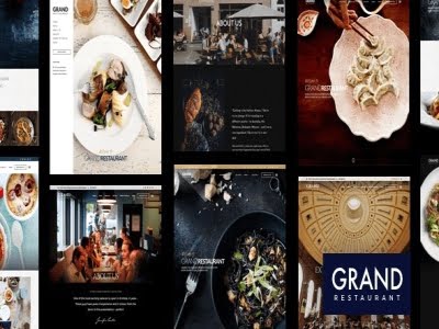 Szablon Grand Restaurant WordPress Szablon Grand Restaurant WordPress