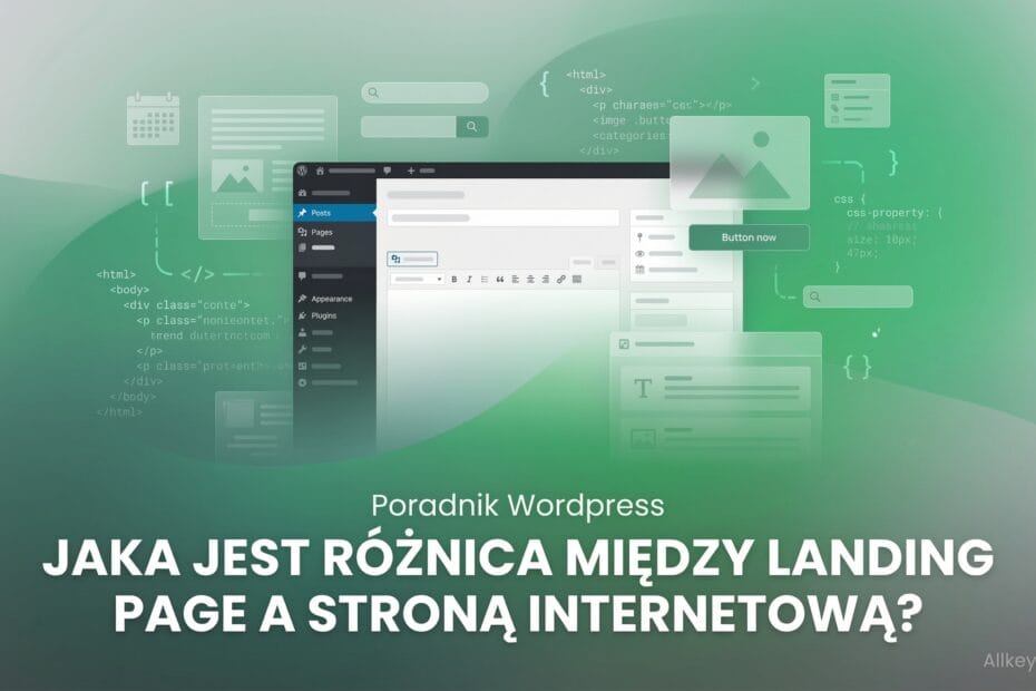 Jaka jest różnica między landing page a stroną internetową?