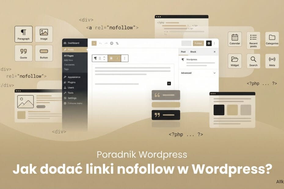 Jak dodać linki nofollow w Wordpress?