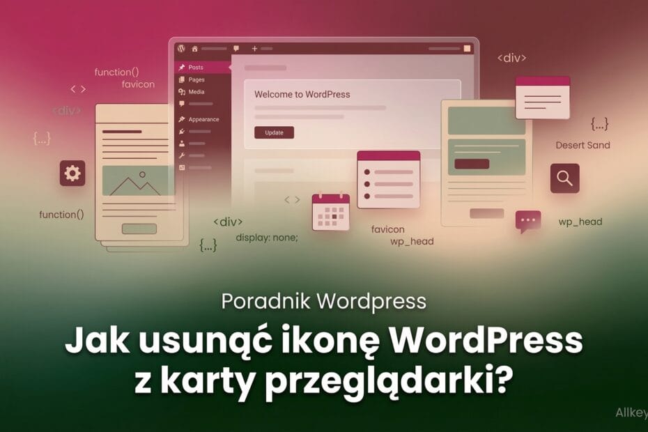 Jak usunąć ikonę WordPress z karty przeglądarki?