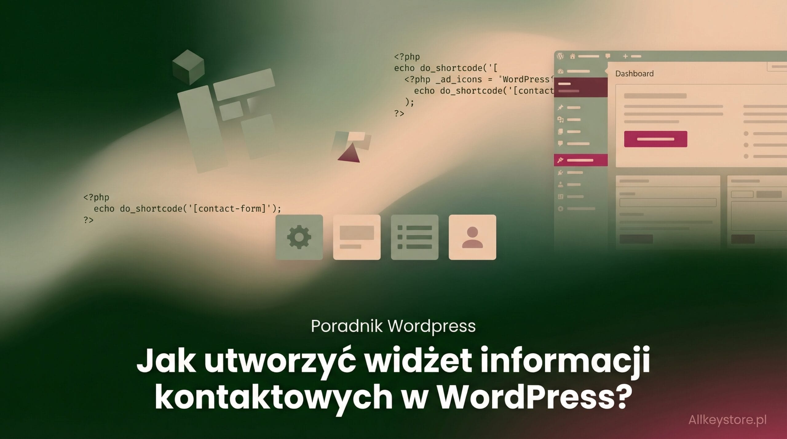 Jak utworzyć widżet informacji kontaktowych w WordPress?