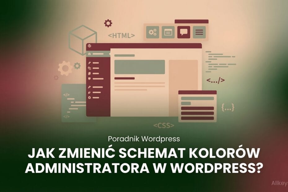 Jak zmienić schemat kolorów administratora w WordPress?