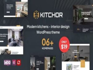 Kitchor Interior Design WordPress-Theme-Vorlage