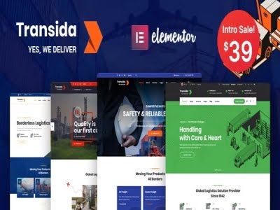 Szablon Transida Logistics WordPress Theme Szablon Transida Logistics WordPress Theme