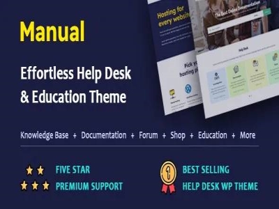 Szablon Manual Documentation Knowledge Base Education WordPress Theme Szablon Manual Documentation Knowledge Base Education WordPress Theme