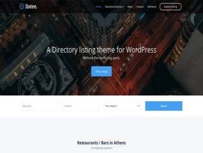 Szablon CSS Igniter Listee Classified Ads and Listing Directory WordPress