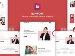 Schnellanruf-Vorlage – Call Center Elementor-Vorlagen-Kit