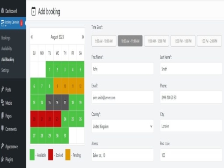 Wtyczka WP Booking Calendar