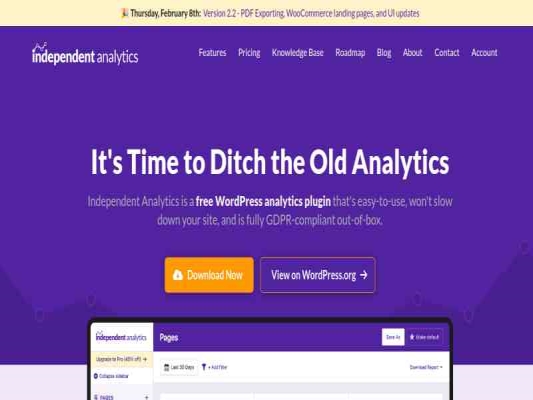 Wtyczka Independent Analytics Pro Wtyczka Independent Analytics Pro