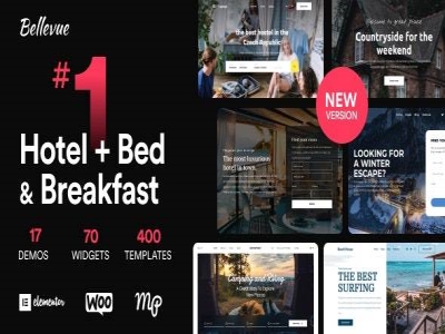 Szablon Bellevue Hotel Bed Breakfast WordPress Theme Szablon Bellevue Hotel Bed Breakfast WordPress Theme