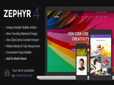 Szablon Zephyr Material Design Theme