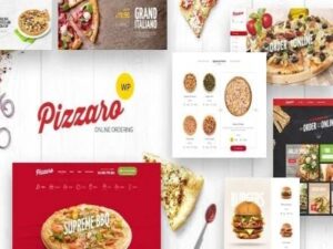 WooCommerce-Themenvorlage für das Fast-Food-Restaurant Pizzaro